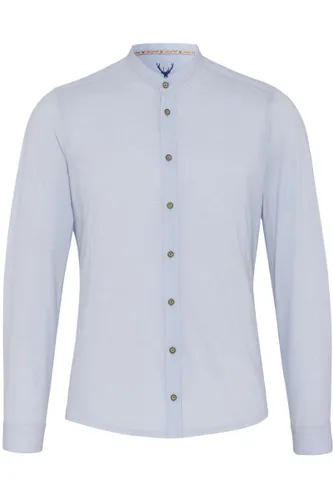 Pure Functional Slim Fit Trachtenhemd hellblau, Einfarbig