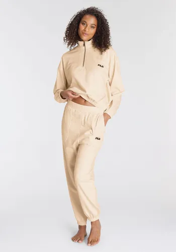 Pyjama FILA Gr. M, beige (uni) Damen Homewear-Sets Pyjamas