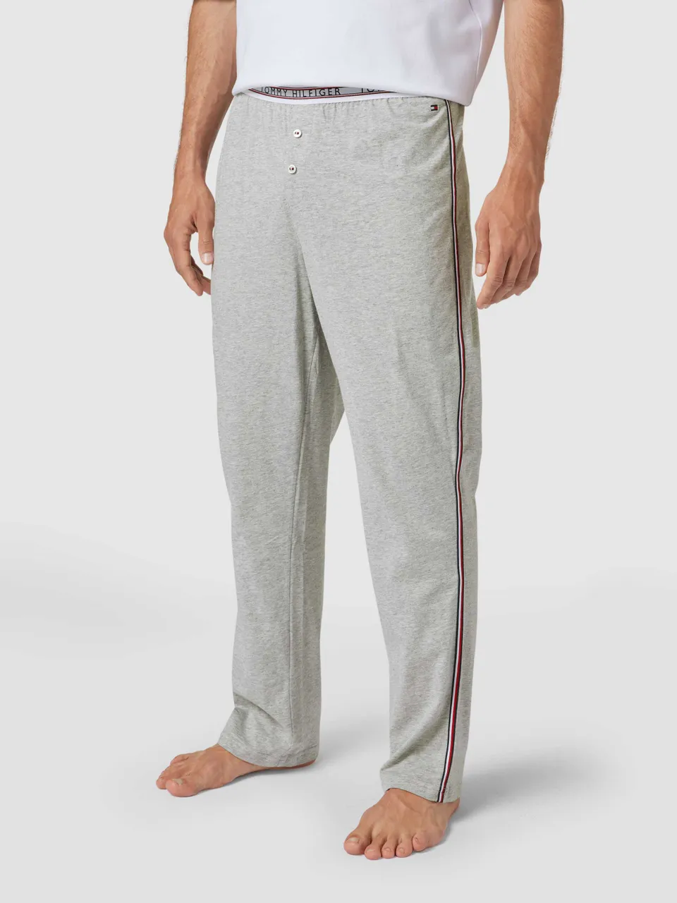 Pyjama-Hose mit Galonstreifen