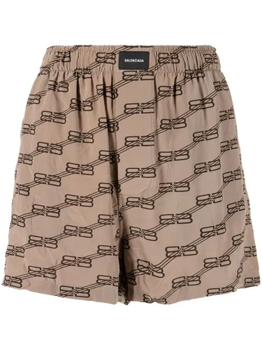 Pyjama-Shorts mit BB