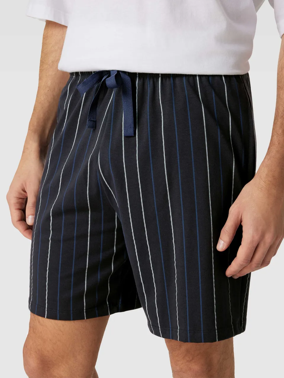 Pyjama-Shorts mit Streifenmuster