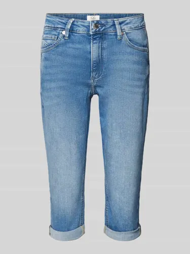 QS Slim Fit Caprijeans im 5-Pocket-Design in Jeansblau