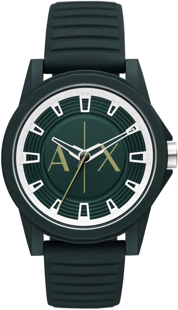 Quarzuhr ARMANI EXCHANGE "AX2530" Armbanduhren grün Herren Hochzeitsmode