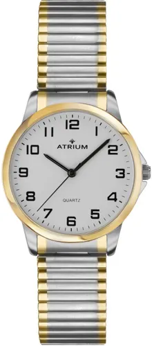Quarzuhr ATRIUM "A37-64" Armbanduhren bunt (silbergoldfarben) Damen Quarzuhren