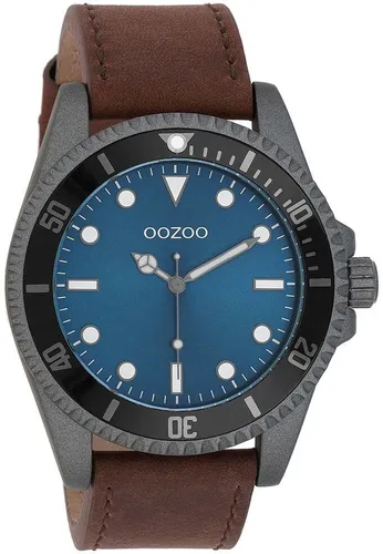 Quarzuhr OOZOO "C11116" Armbanduhren braun Herren Quarzuhren