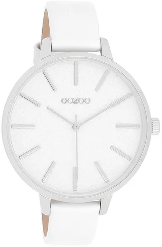 Quarzuhr OOZOO "C11155" Armbanduhren weiß Damen Quarzuhren