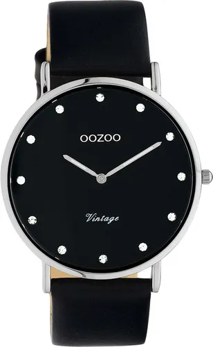 Quarzuhr OOZOO "C20247" Armbanduhren schwarz Damen Quarzuhren