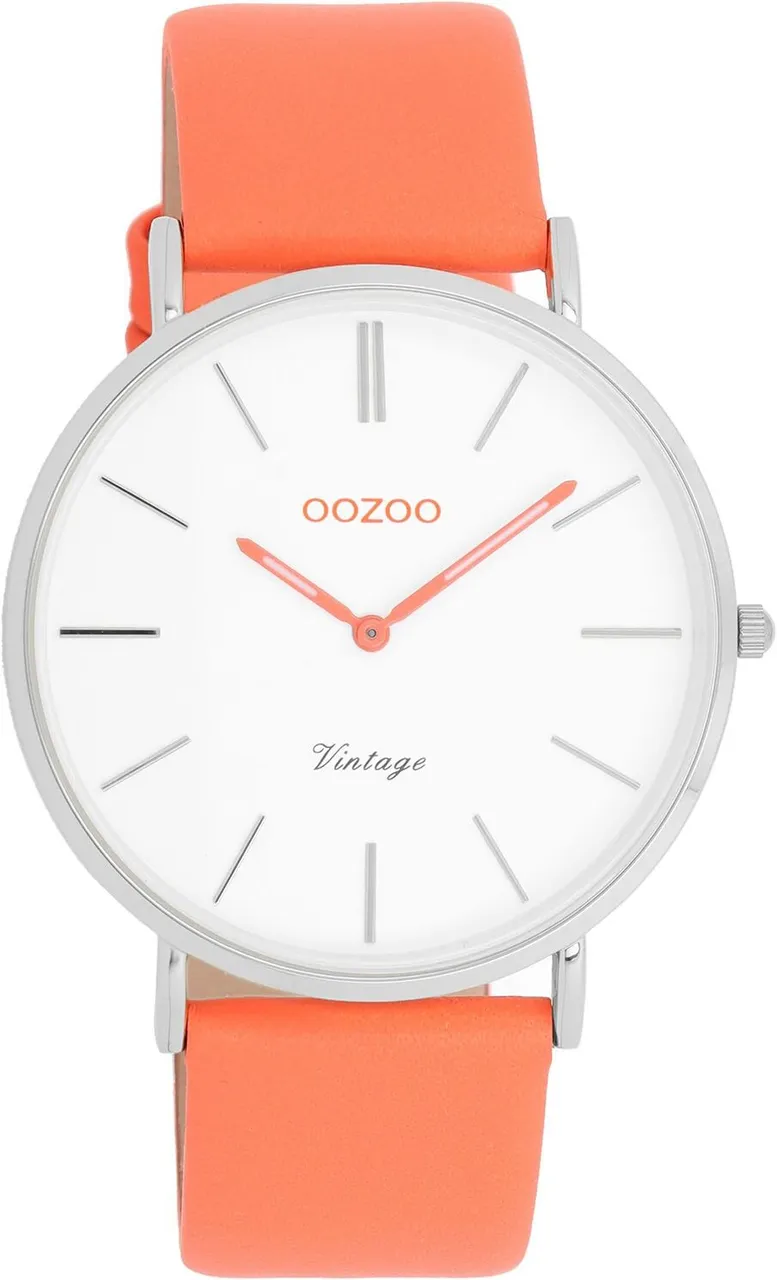 Quarzuhr OOZOO "C20313" Armbanduhren orange (neon orange) Damen Quarzuhren