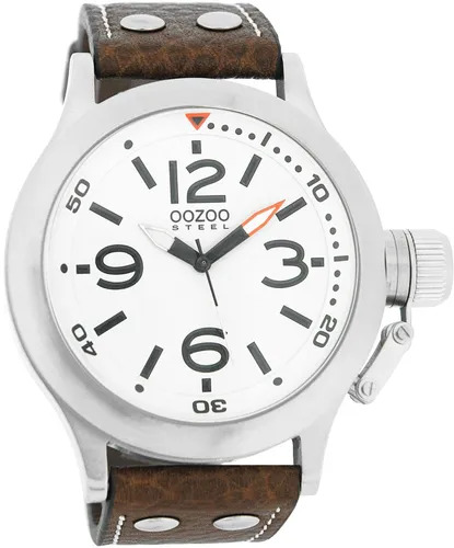 Quarzuhr OOZOO "OS038" Armbanduhren braun Herren Quarzuhren Armbanduhr, Herrenuhr