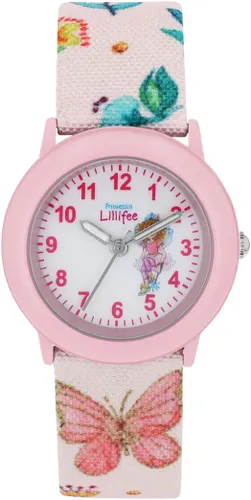 Quarzuhr PRINZESSIN LILLIFEE Armbanduhren bunt (bunt, weiß, pink) Kinder Kinderuhren