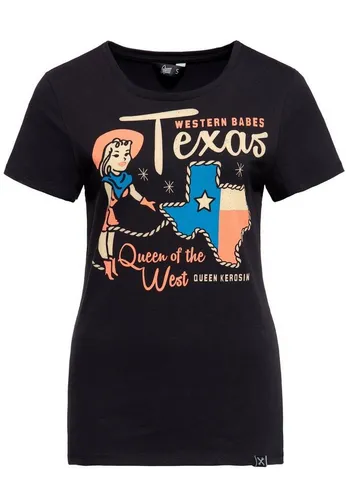 QueenKerosin T-Shirt Western Babes mit Western-Motiv