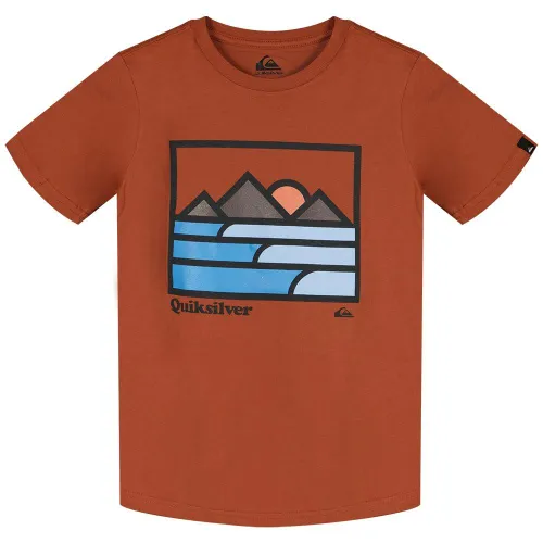 Quiksilver Landscape Lines - T-Shirt für Jungen 8-16 Braun