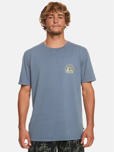 Quiksilver T-Shirt Cleancircle Tees EQYZT07491 Blau Regular Fit