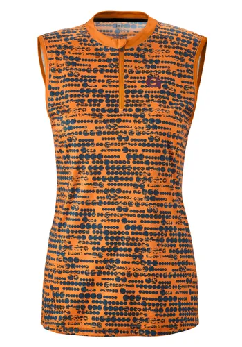 Radtrikot GONSO "CASOL" Gr. 48, orange Damen Trikots Angenehmes, weiches Tragegefühl und schnelltrocknendes Material