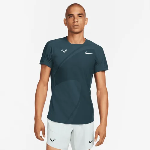 Rafa Nike Dri-FIT ADV Kurzarm-Tennisoberteil für Herren - Grün
