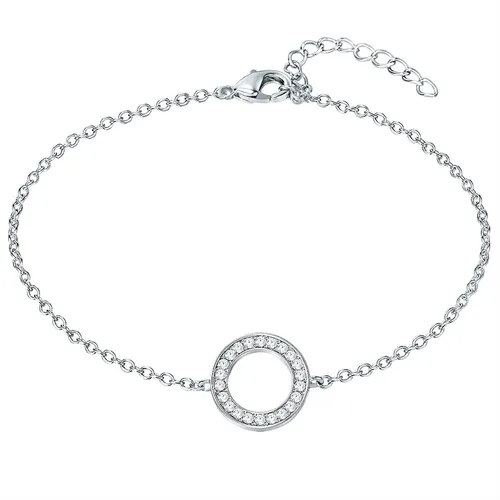 Rafaela Donata - Armband Sterling Silber verziert mit Kristallen von Swarovski® in Silber Armbänder & Armreife Damen