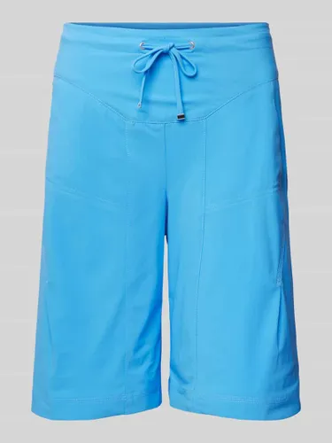 Raffaello Rossi Shorts in unifarbenem Design in Blau