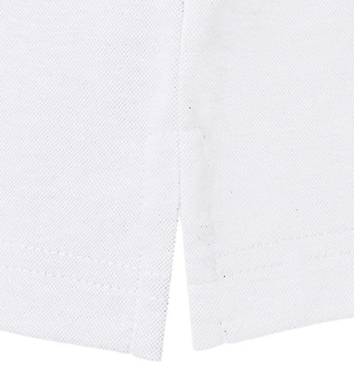 RAGMAN Herren Polo-Shirt weiß Baumwoll-Jersey