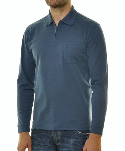 RAGMAN T-Shirt Ragman / He.Polo / Polo zip soft knit LS