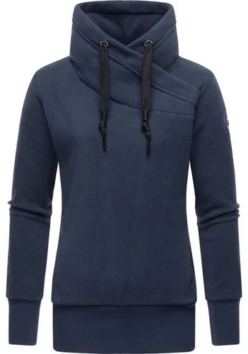 Ragwear Sweatshirt Neska Fleece modischer Longsleeve Fleecepullover mit hohem Kragen