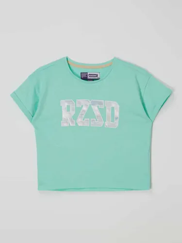 Raizzed Boxy Fit T-Shirt aus Baumwolle Modell 'Charlotte' in Mint