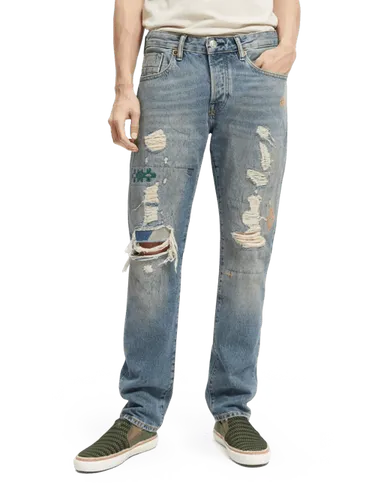 Ralston Regular Slim Fit Jeans aus hochwertigem Bio-Material – Space Race - Größe 32/32 - Multicolor - Mann - Jeans - Scotch & Soda