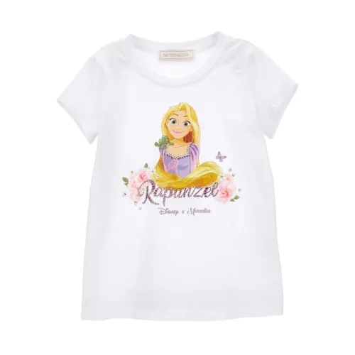 Rapunzel Print T-Shirt Monnalisa