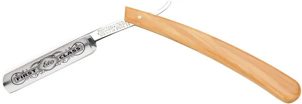 Rasiermesser ERBE "Qualitäts-Rasiermesser mit Olivenholz-Griff" Rasierer grün (olivgrün) Rasiermesser