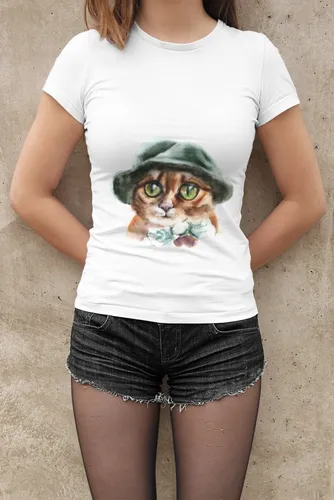 raxxa Print-Shirt Unisex Organic: cat