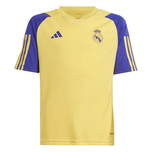 Real Madrid Training T-Shirt Tiro 23 - Gelb/Lila Kinder