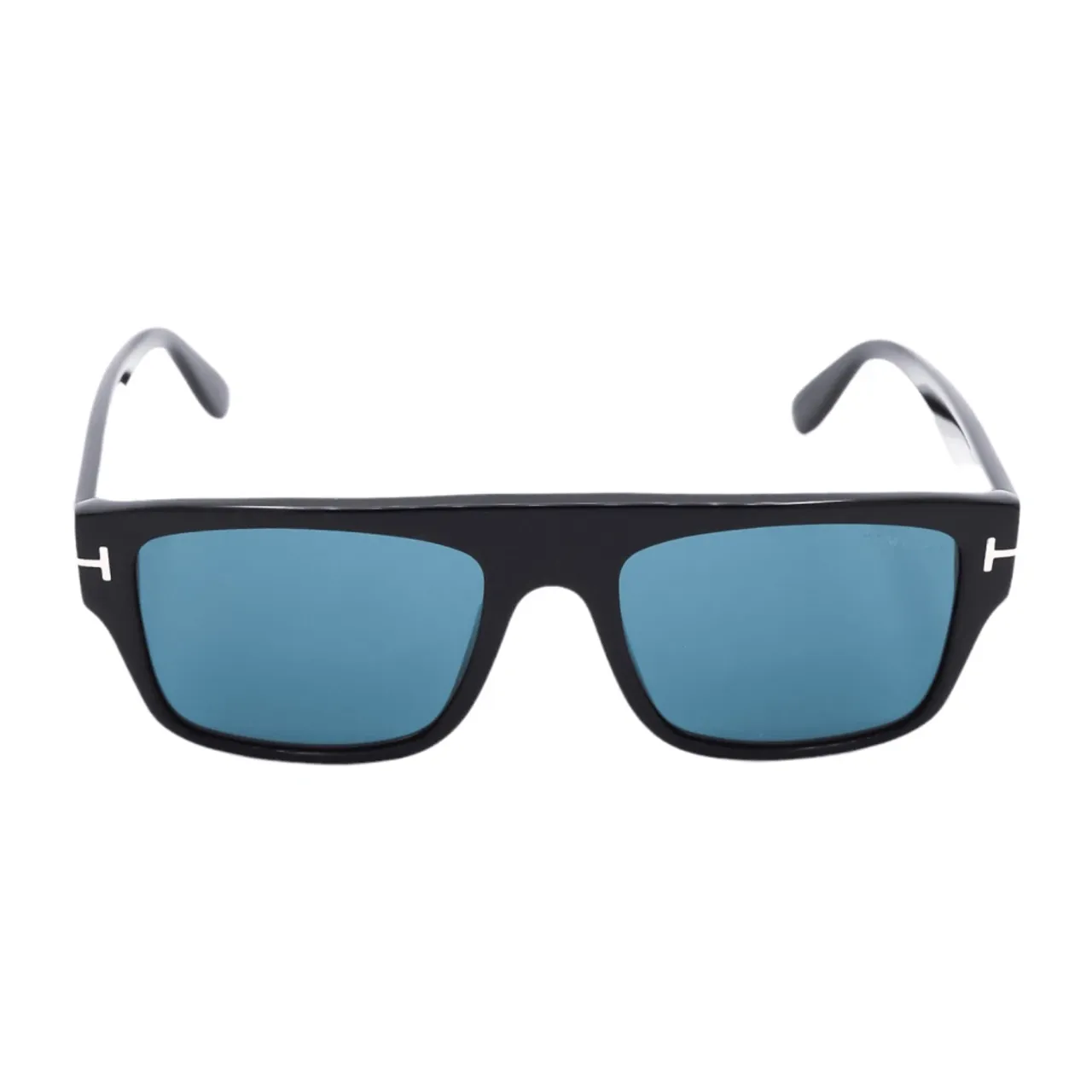 Rechteckige Sonnenbrille mit blauen Gläsern Tom Ford