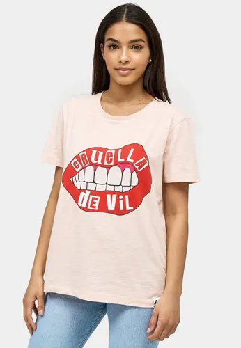 Recovered T-Shirt Cruella Devil Lips GOTS zertifizierte Bio-Baumwolle