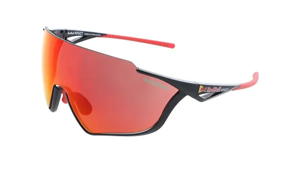 Red Bull SPECT PACE-006 - glänzend schwarz rot verspiegelt - Sonnenbrille