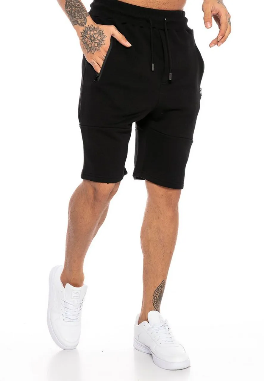 RedBridge Sweatshorts Red Bridge Herren Shorts Kurze Hose Sport-Shorts Taschen mit Reißverschluss