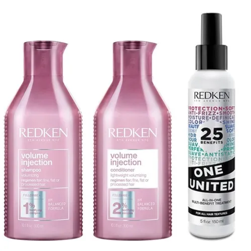 Redken - Default Brand Line Volume Injection Bundle One United Haarpflegesets 0.75 l Damen