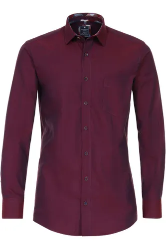 Redmond Casual Regular Fit Hemd rot, Einfarbig