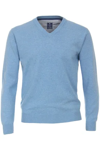 Redmond Casual Regular Fit Pullover hellblau, Einfarbig