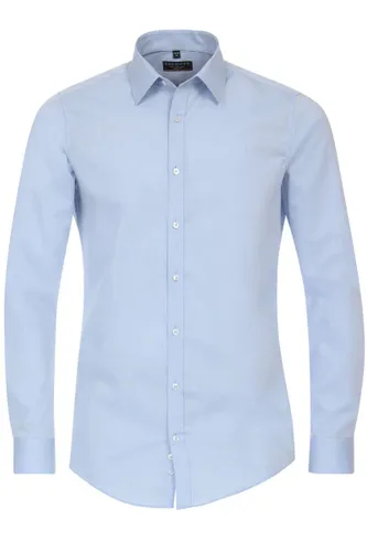 Redmond Slim Fit Hemd hellblau, Einfarbig