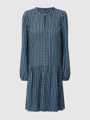 Redraft Kleid mit Vichy-Karo in Bleu