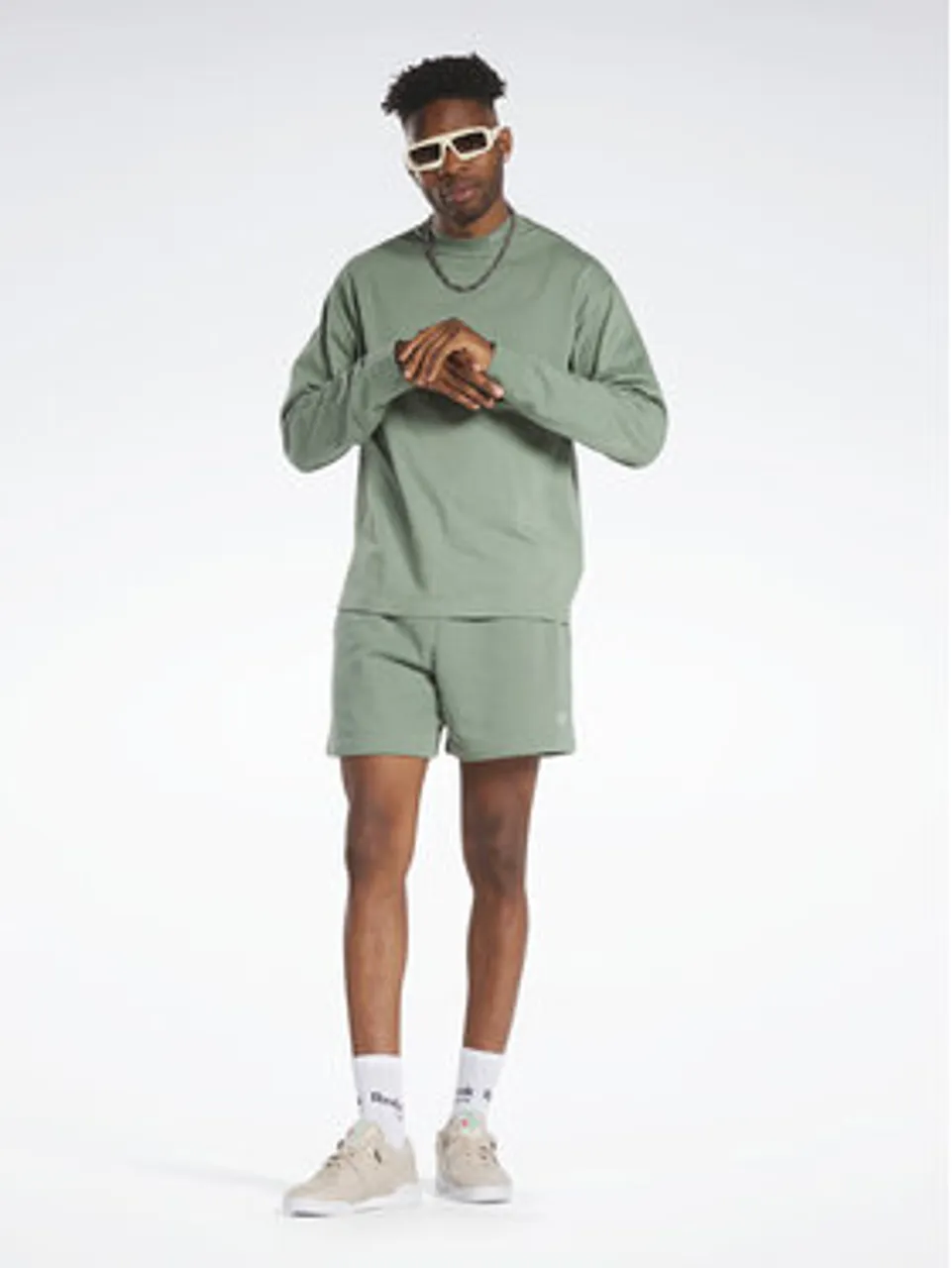 Reebok Sportshorts Classics Wardrobe Essentials Shorts H66172 Grün