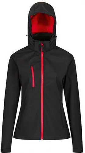 Regatta Professional Softshelljacke Womens Venturer 3-layer Printable Hooded Softshell Jacket
