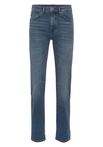 Regular-fit-Jeans BOSS ORANGE Gr. 38, Länge 34, blau (mid blue34) Herren Jeans in 5-Pocket-Form