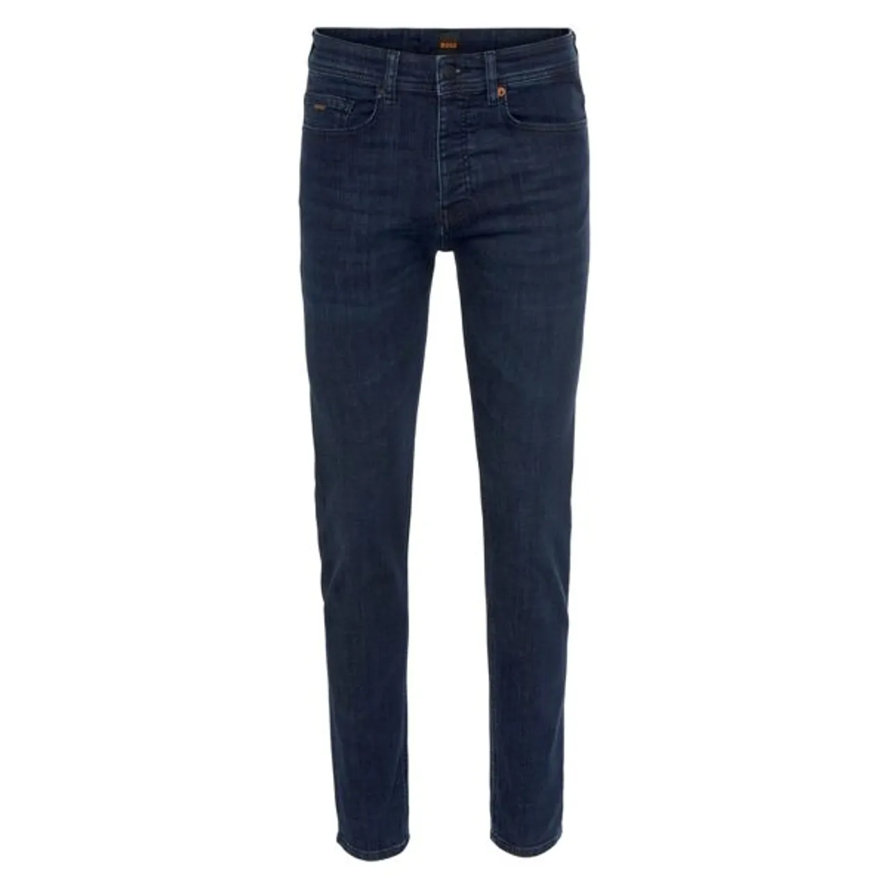 Regular-fit-Jeans BOSS ORANGE "Taber BC-P-1" Gr. 38, Länge 32, blau (navy) Herren Jeans