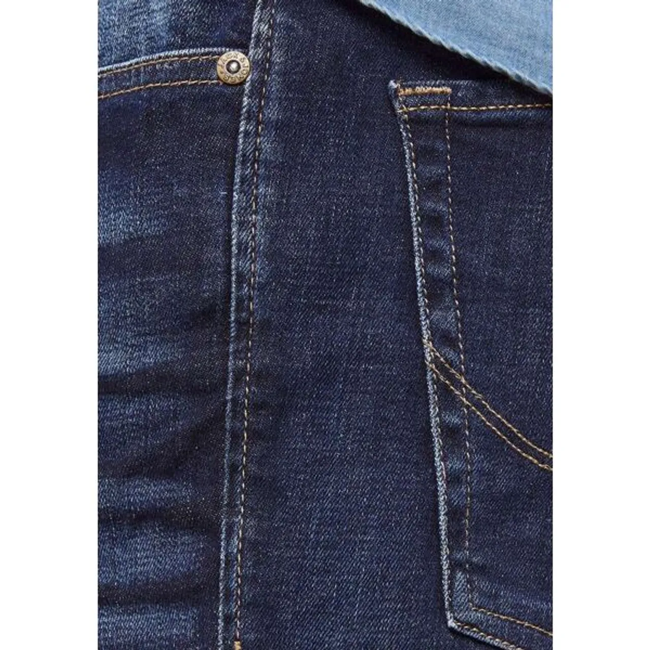 Regular-fit-Jeans JACK & JONES "CLARK JJORIGINAL" Gr. 34, Länge 36, blau (denim, blue) Herren Jeans Regular Fit