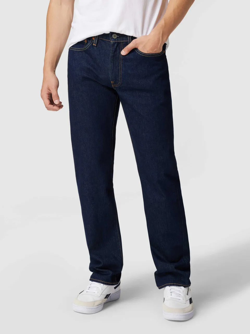 Regular Fit Jeans mit Stretch-Anteil Modell Modell "514 CHAIN RISE"