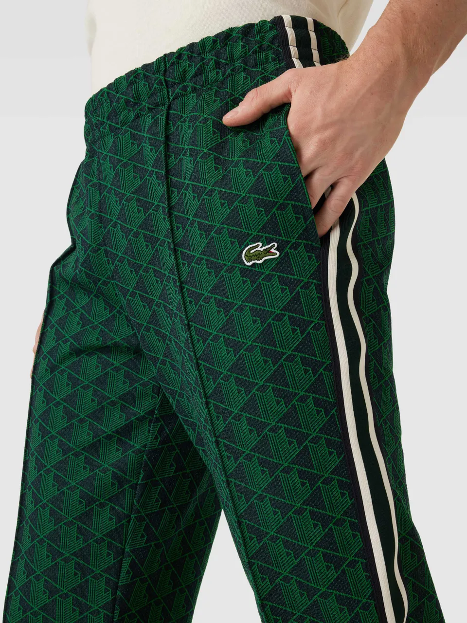 Regular Fit Sweatpants mit grafischem Allover-Muster