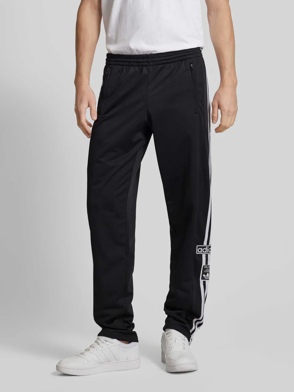 Regular Fit Sweatpants mit Label-Patches Modell 'ADIBREAK'