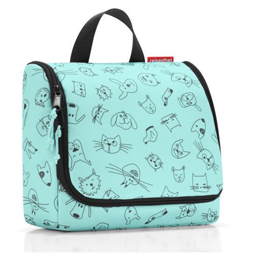 reisenthel kids Kulturbeutel toiletbag cats and dogs mint