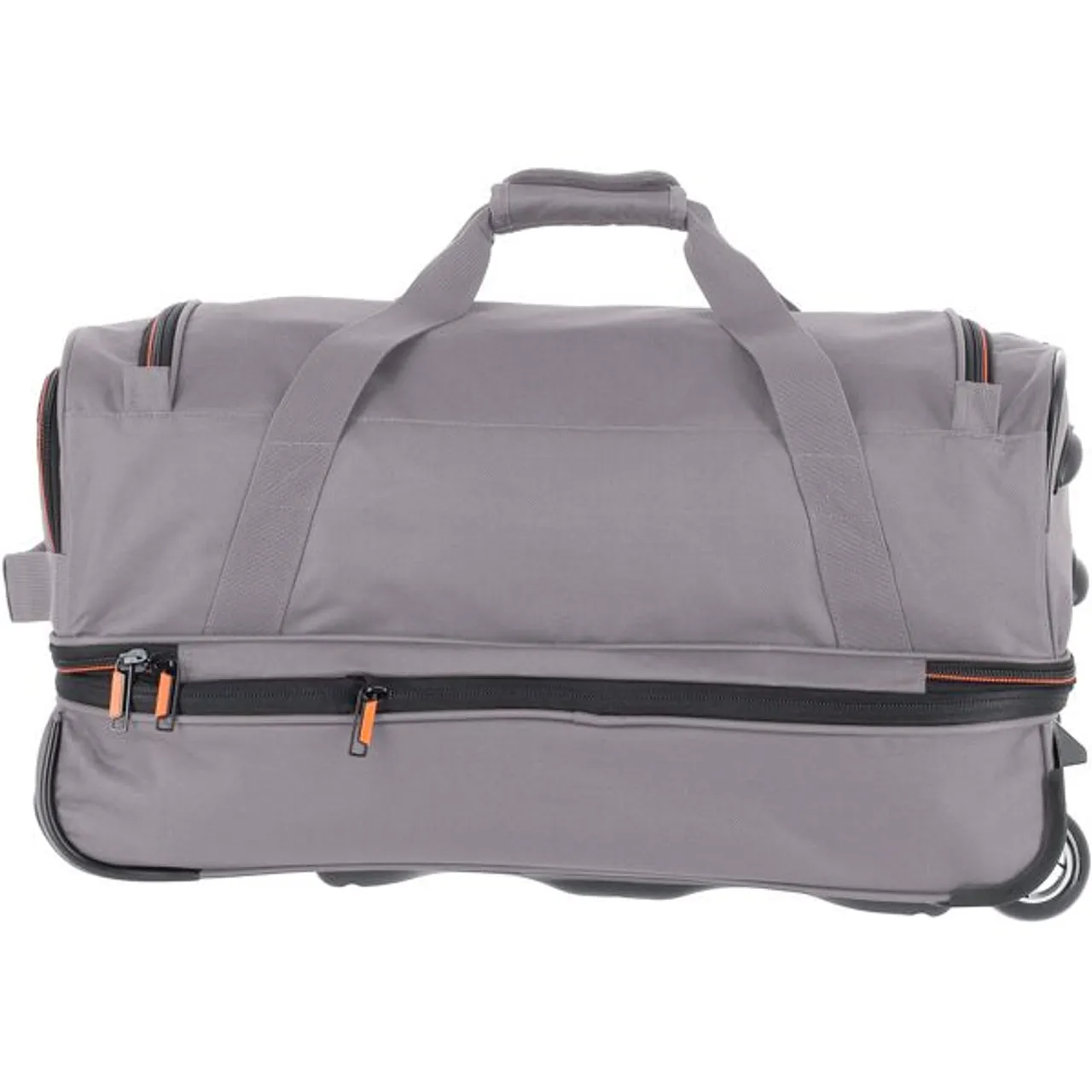 Reisetasche TRAVELITE "Basics, 55 cm, grau/orange" Gr. B/H/T: 55 cm x 32 cm x 29 cm, grau (grau, orange) Taschen Handgepäck