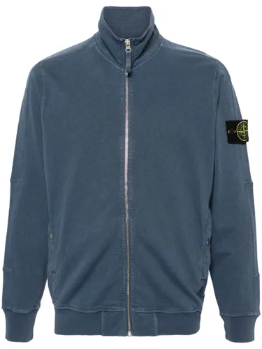 Reißverschluss-Sweatshirt mit Kompass-Patch